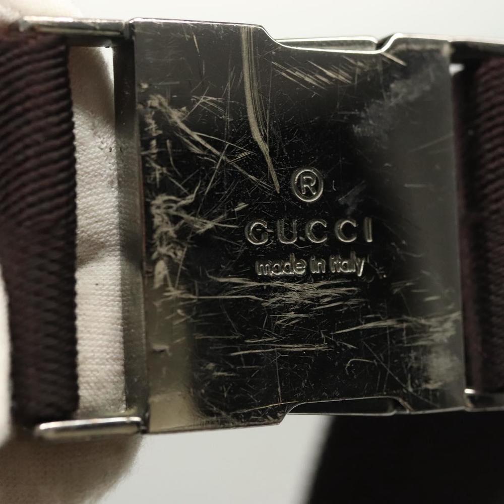 GUCCI GG Canvas Waist bag Beige Silver 28566 Auth 141840 - Picture 10 of 16